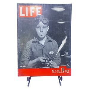 LIFE Magazine May 17 1943 Boypower Jack Wilder Cover WWII Vintage Original